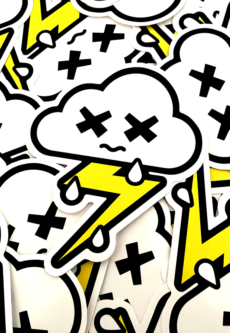 DEADLY. CLOUD 10cm Sticker
