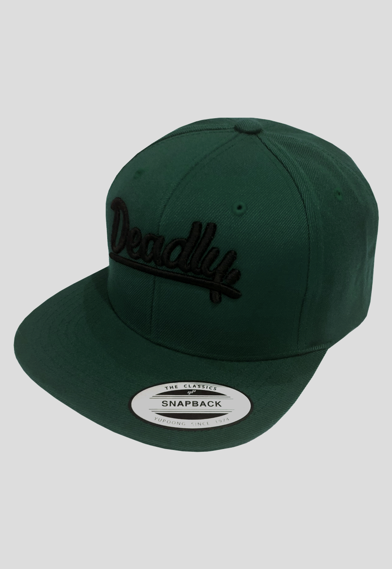 Deadly. Green Snapback