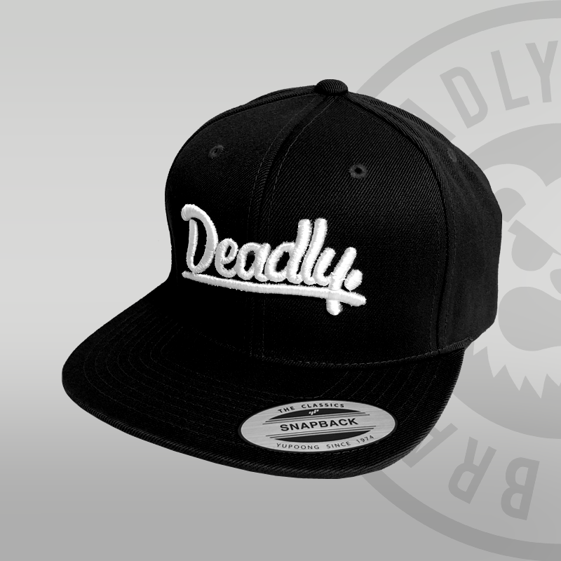 Deadly Black Snapback