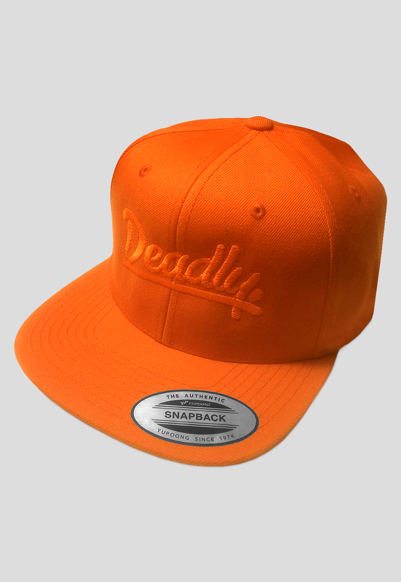 Deadly Orange Snapback Stealth