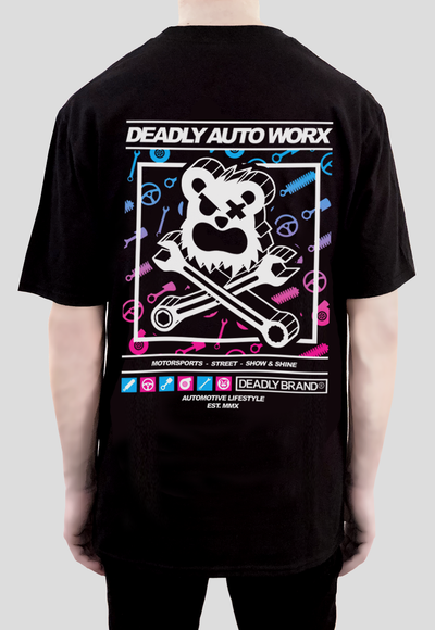 DEADLY AUTO WORX 3D T-shirt