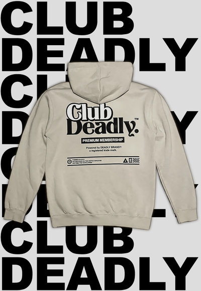 Club Deadly. Stone Hoodie