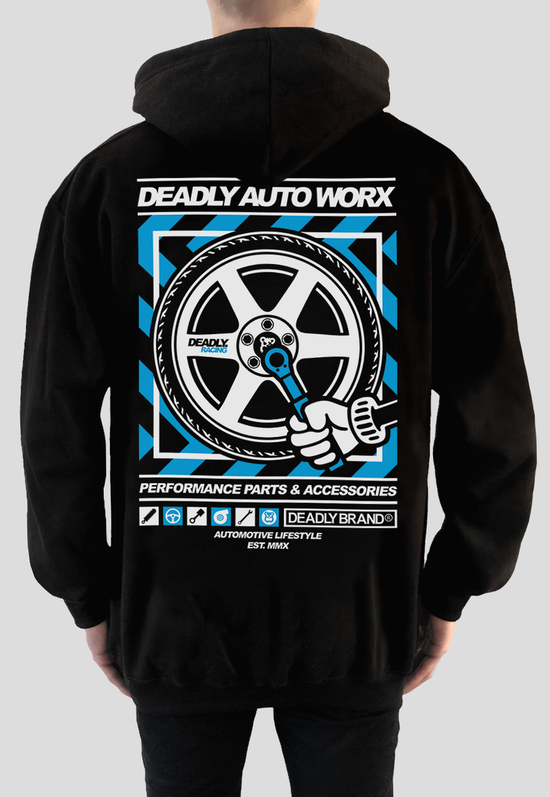 DEADLY AUTO WORX ALLOY Pullover Hoodie - only size XL left