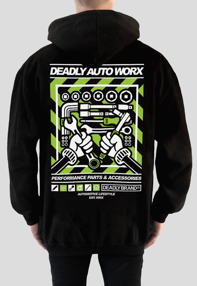 DEADLY AUTO WORX TOOL BOX Pullover Hoodie