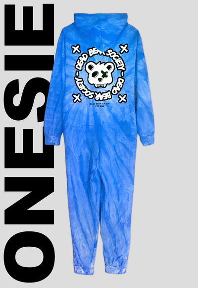 DEAD BEAR SOCIETY Onesie Blue