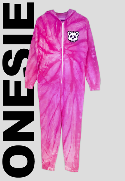 DEAD BEAR SOCIETY Onesie Pink