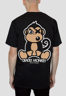 DEADLY. MONKEY T-shirt (With Back Print)