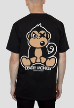 DEADLY. MONKEY T-shirt (With Back Print)