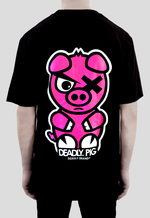 DEADLY. PIG T-shirt (With Back Print)