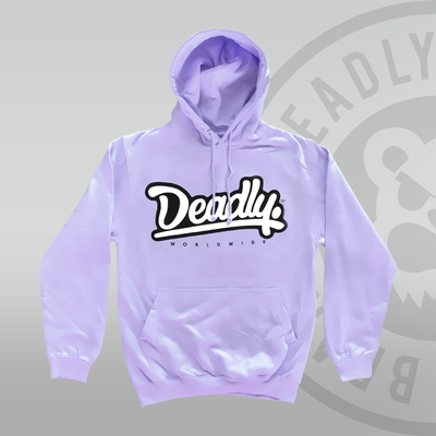 Deadly Pullover Hoodie Lavender