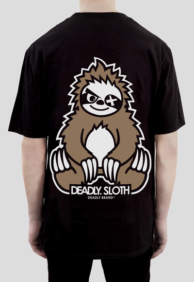 DEADLY. SLOTH T-shirt (With Back Print)