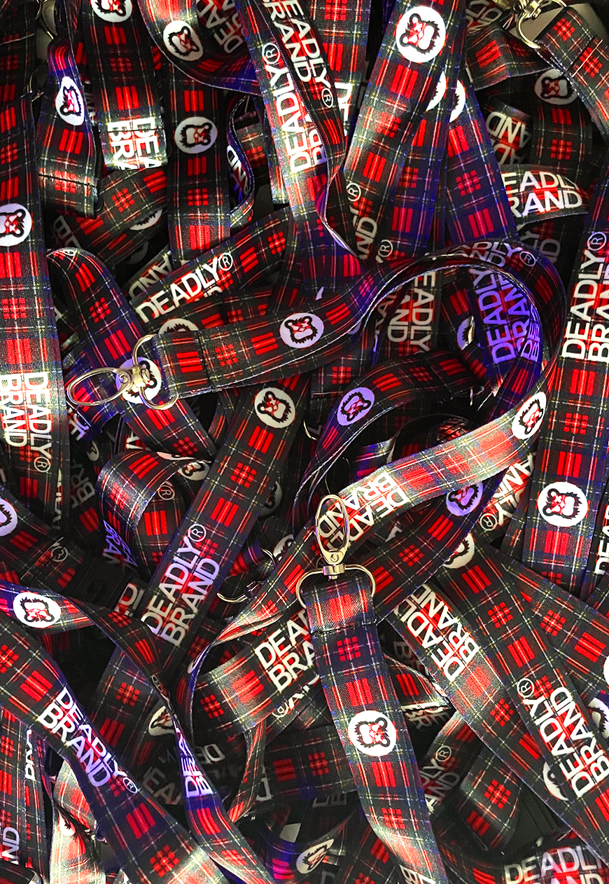 DEADLY BRAND® Tartan Lanyard