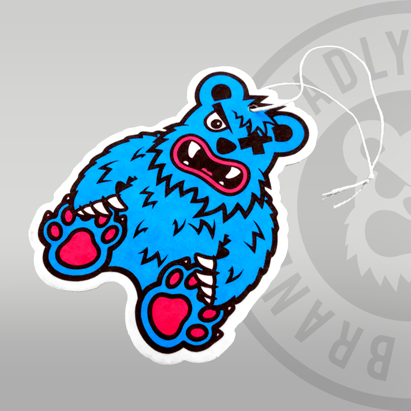 DEADLY. Bear Air Freshener - Bubble Gum