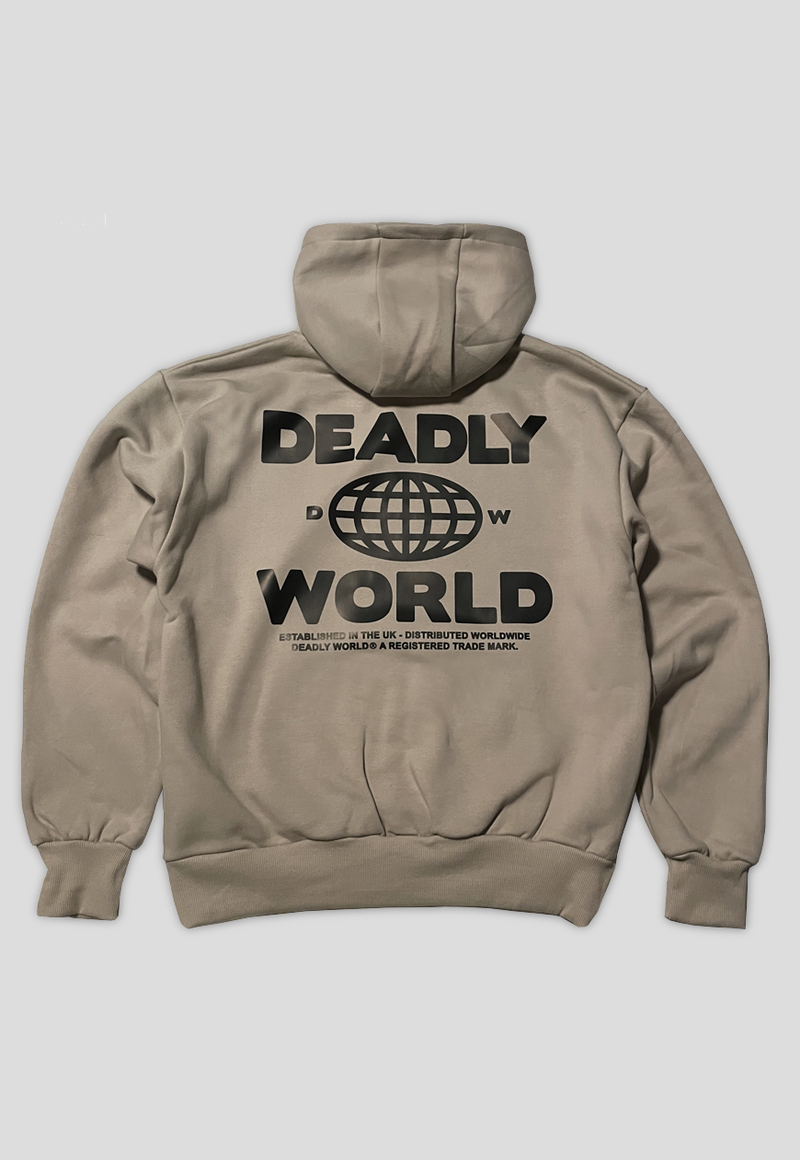 DEADLY WORLD PREMIUM HOODIE - STONE INDUSTRY 0.1