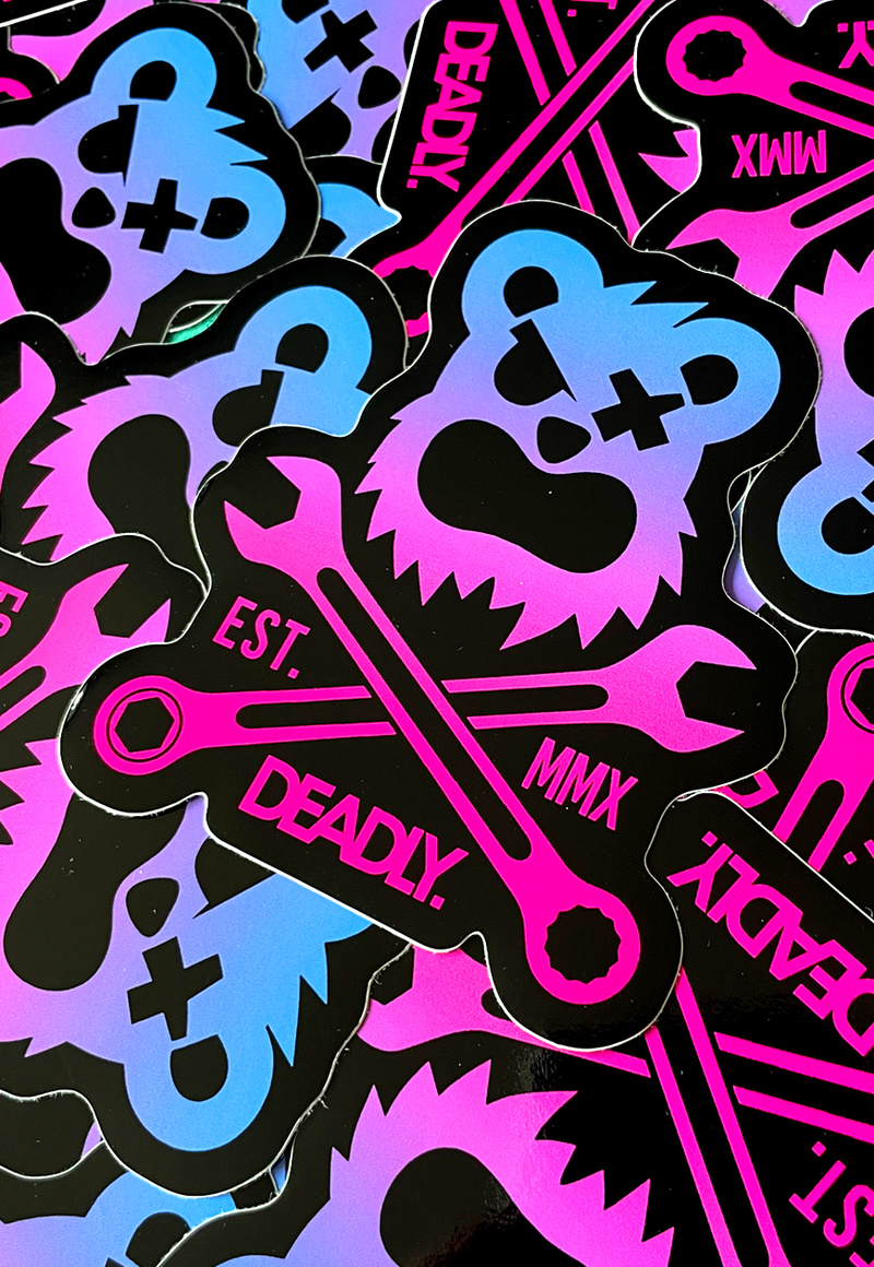 DEADLY. AUTO WORX 10cm Sticker
