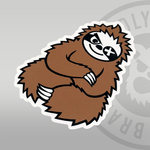 Deadly Sloth Sticker 10cm