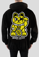 Deadly Brand Lucky cat hoodie back print