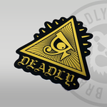 DEADLY. Worldwide Order Sticker 10cm