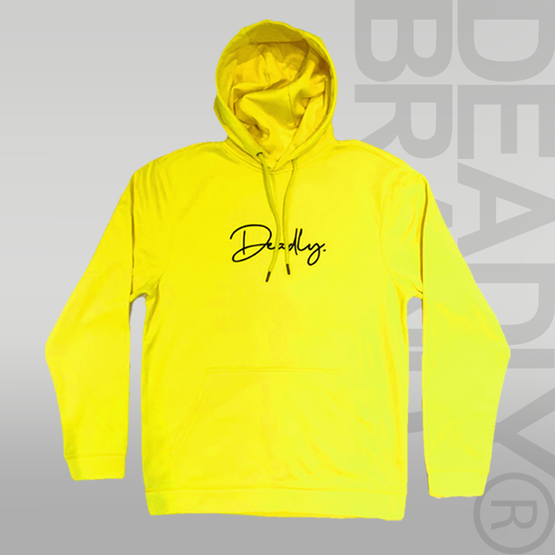 Deadly. Signature Hoodie Yellow