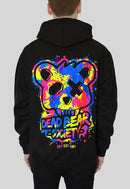 Dead Bear Society Paint hoodie back print