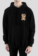 DEADLY. FOX Hoodie by DEADLY BRAND front left chest print orange and white