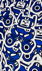 DEADLY. ROBOT 10cm Sticker