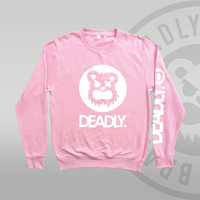 DEADLY™ Sweat Top Pink jumper deadly brand