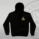 DEADLY. Worldwide Order Black Pullover Hoodie front print